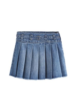 Next, REGULAR FIT - Mini skirts  - mid blue