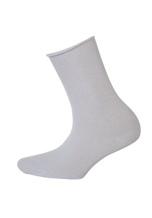 Hudson 1 PAAR RELAX SOFT KOMFORTBUND EINFARBIG - Socken - weiss