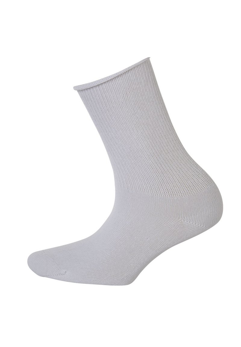 Hudson 1 PAAR RELAX SOFT KOMFORTBUND EINFARBIG - Socken - weiss