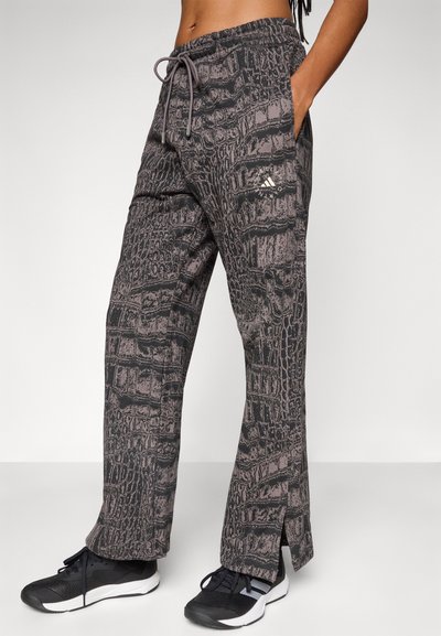 adidas by Stella McCartney LOOSE - Treningo apatinė dalis - black/charcoal
