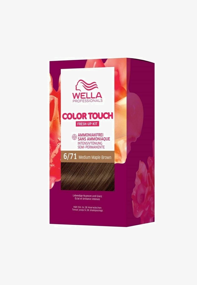 Wella - WELLA COLOR TOUCH DEEP BROWNS 6/71 MEDIUM MAPLE BROWN - Hårfarve - brown, Forstør