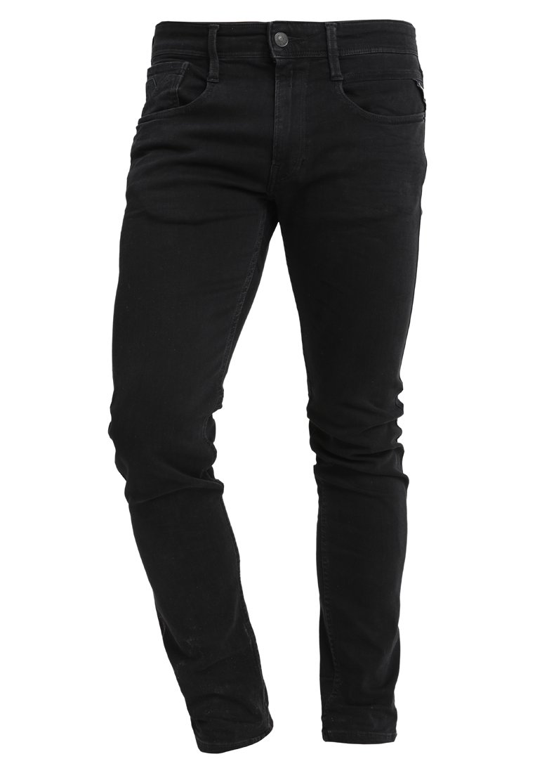 Replay Slim fit jeans zwart