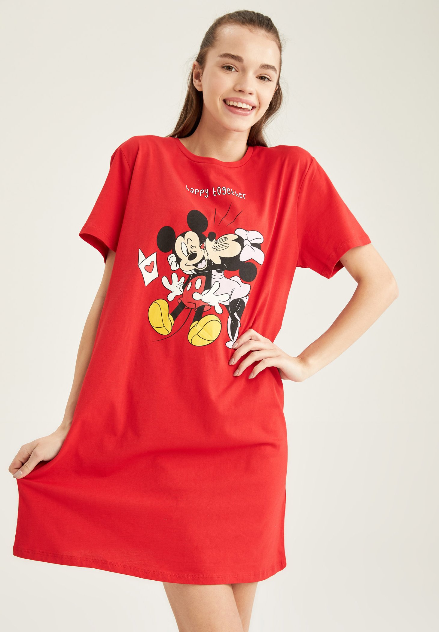 DeFacto Fit WALT DISNEY COMPANY - Camicia da notte - red/rosso - Zalando.it