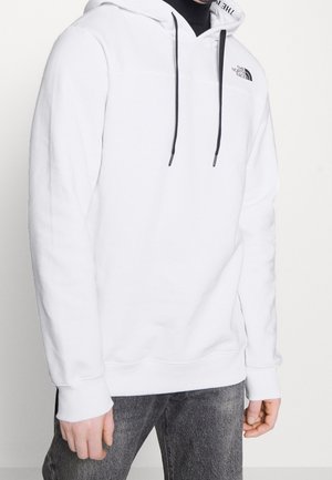 Felpa con cappuccio - white