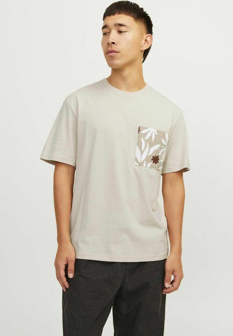 Jack & Jones JCOPRJCT - Marškinėliai su spaudiniu - moonbeam