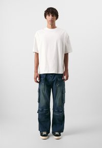 Don't Waste Culture REZO UNISEX - Laza szabású farmerek - dark blue