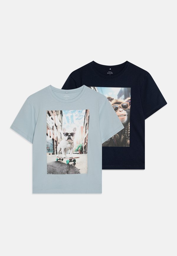 NKMVOTO 2 PACK  - Print T-shirt