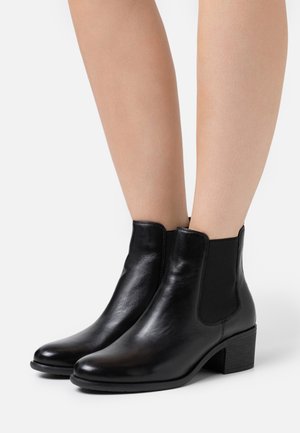 LEATHER - Ankle boots - black