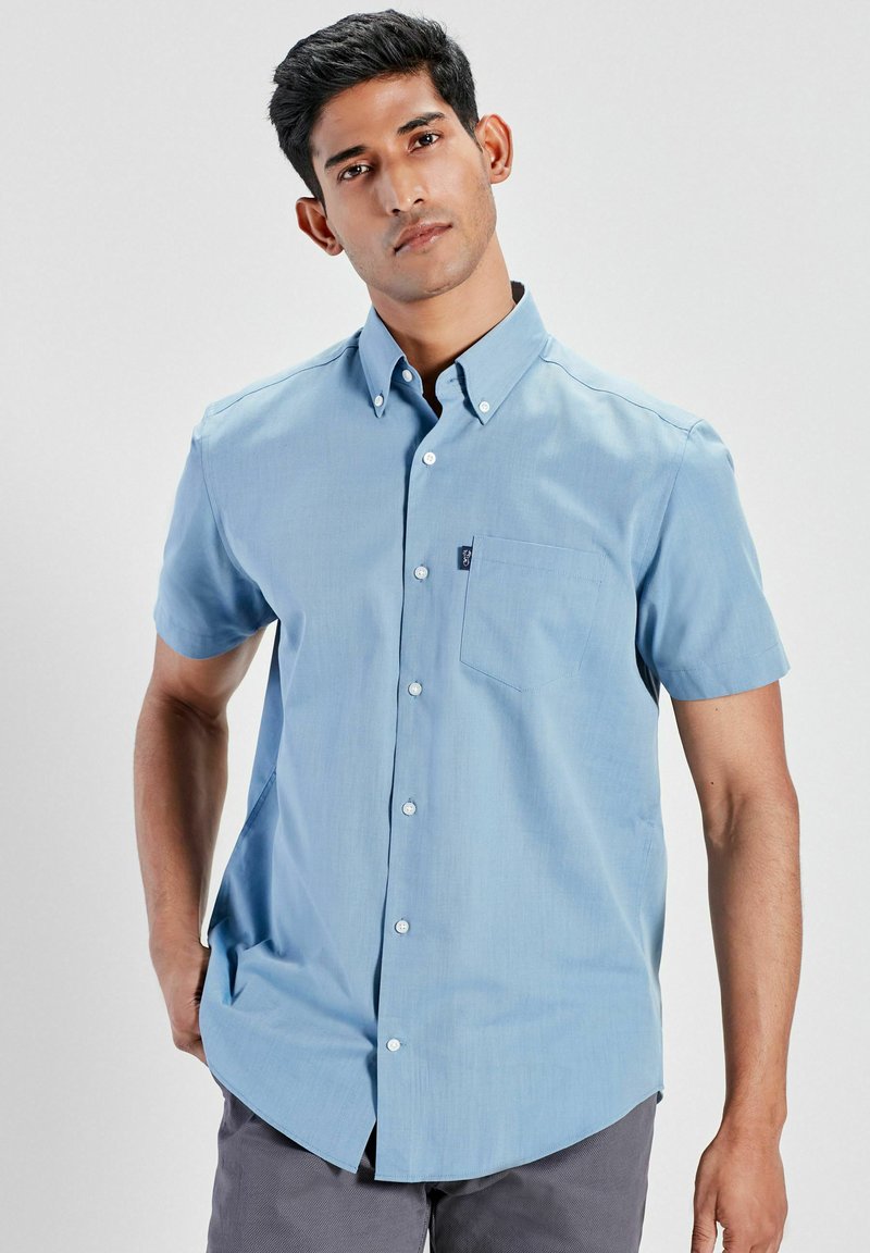 Next BUTTON DOWN OXFORD SHORT SLEEVE - REGULAR FIT - Pluus - dusky blue