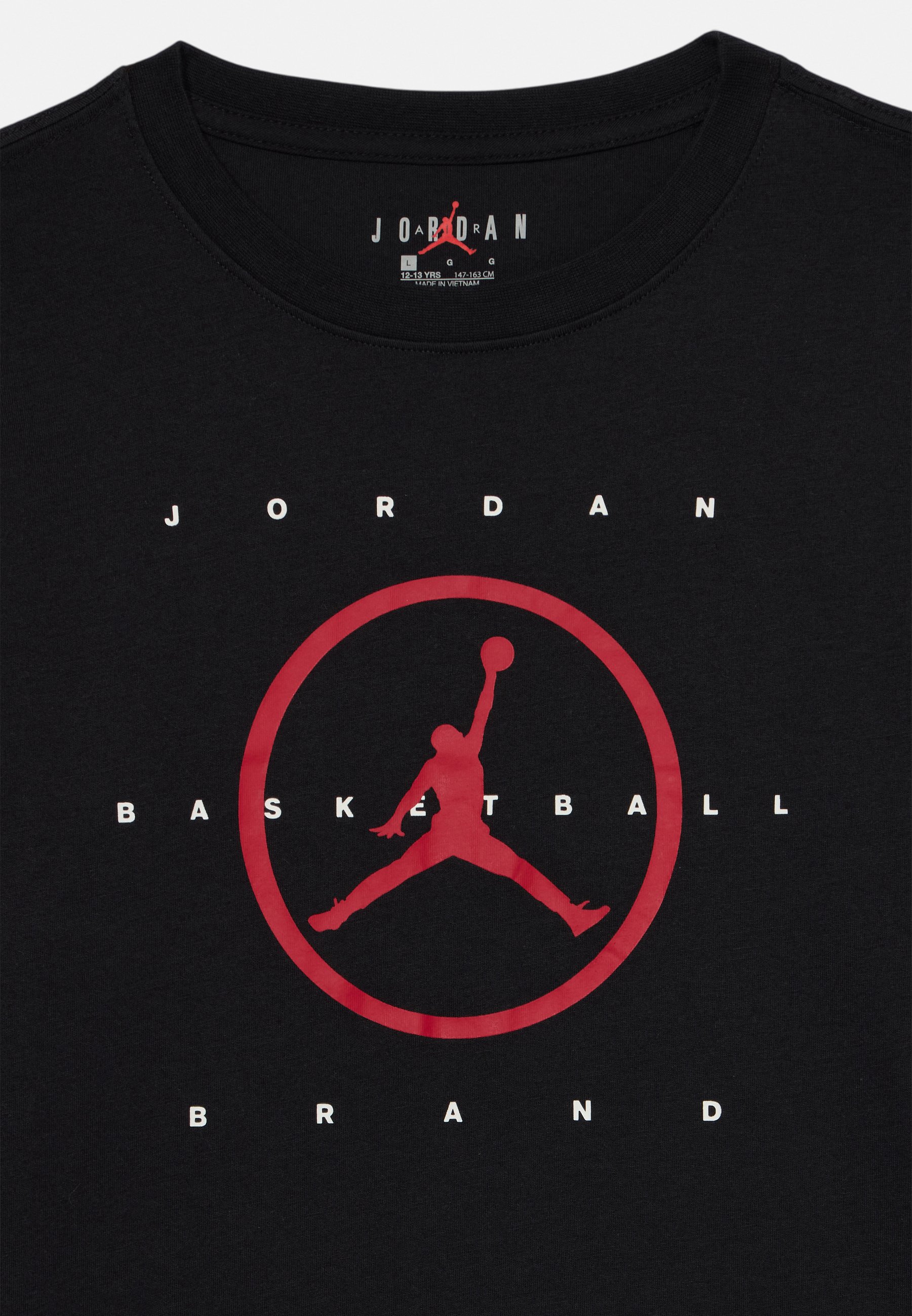 red and black jordan 12 shirt