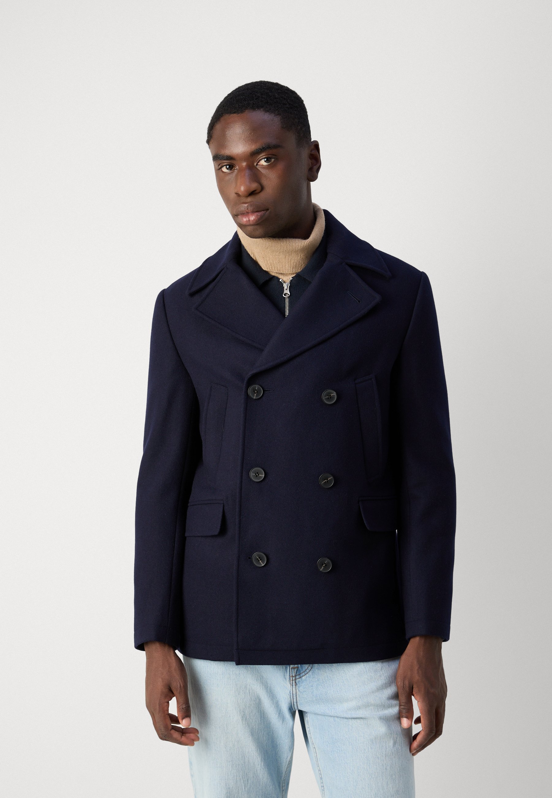 Isaac Dewhirst NEW SHORT PEACOAT SIDE ENTRY - Jas - navy