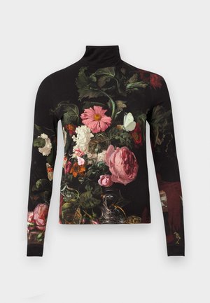 DELAINA  - Majica z dolgimi rokavi - black/multi-coloured