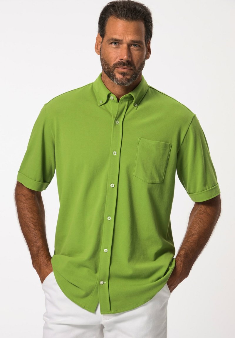 JP1880 SHORT SLEEVE, BUTTON-DOWN COLLAR - Camicia - pea green