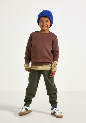 Lindex, LINDEX SWEATSHIRT WITH BRUSHED INSIDE LINDEX UNISEX - Sweatshirt - dark brown