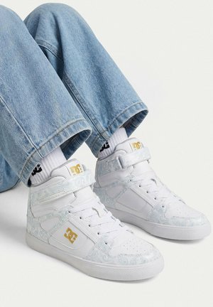 DC Shoes, DC SHOES SNEAKERS GIRL WHITE 5906751603116 - Sneakers hoog - white