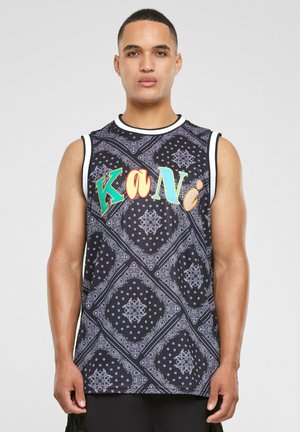 WOVEN SIGNATURE PAISLEY BASKETBALL - Top - black white