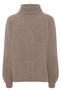 MANZI ROLLNECK - Stickad tröja - chestnut