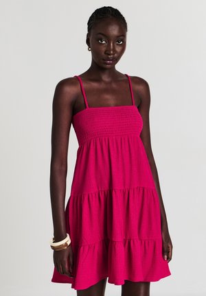 CORTO PUNTO SMOCK - Vestito casual - fucsia