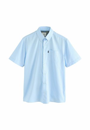 BUTTON DOWN OXFORD SHORT SLEEVE - REGULAR FIT - Marškiniai - light blue