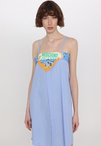 MOSCHINO JEANS SEASON SPECIALS - Koktejlové šaty / šaty na párty - light blue
