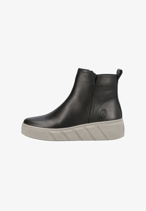 Rieker Sport Plateaustiefelette - schwarz