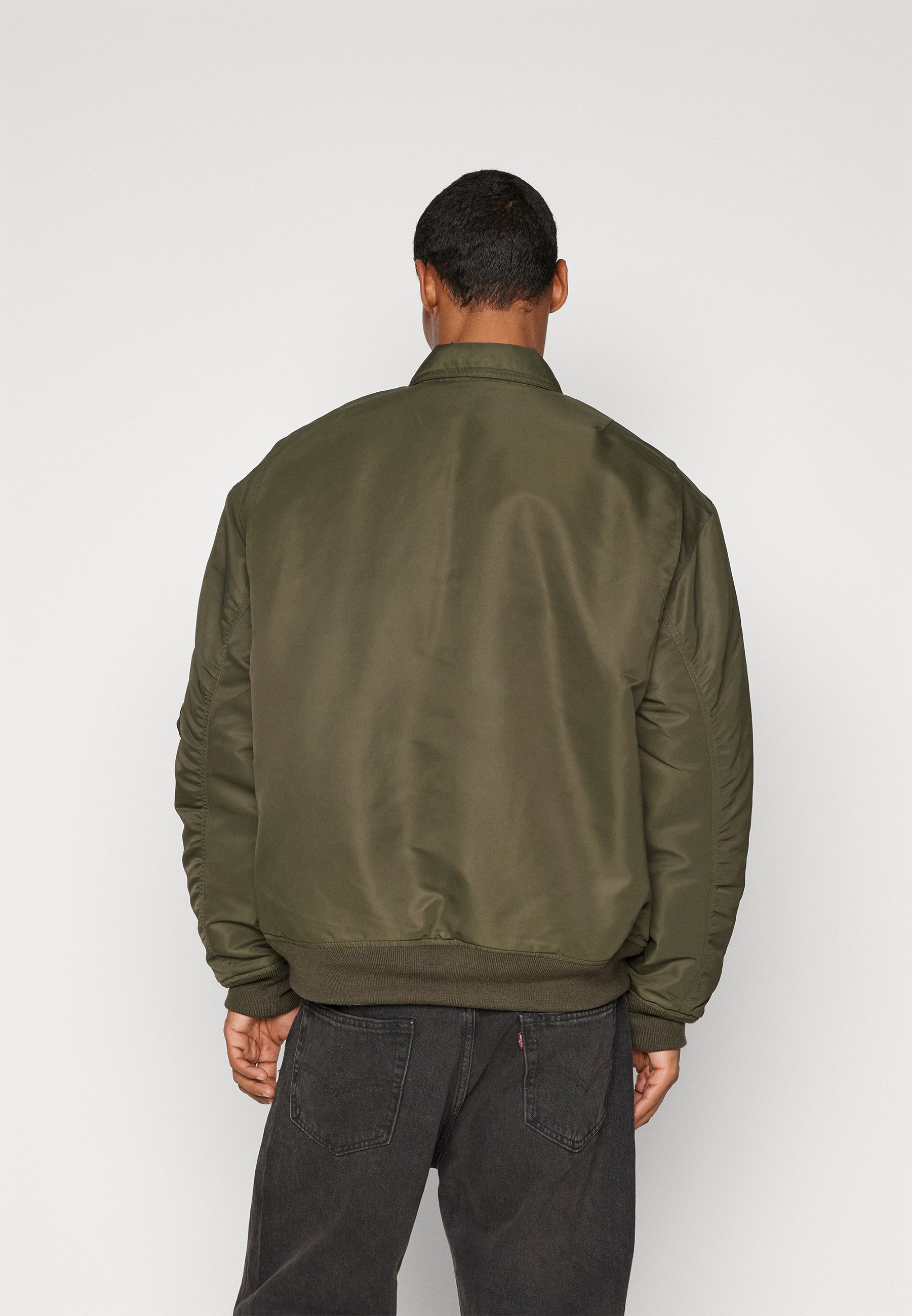 Carhartt WIP OLTEN - Bomber Jacket - plant / smoke green/olive