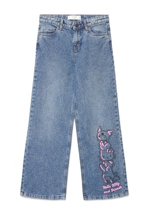 Calliope, JEAN CON STAMPA - Jean boyfriend - blu denim medio