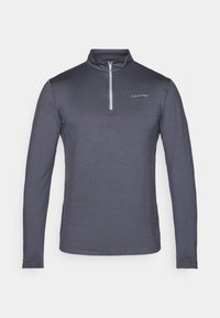 NEWPORT HALF ZIP - T-shirt à manches longues - charcoal marl