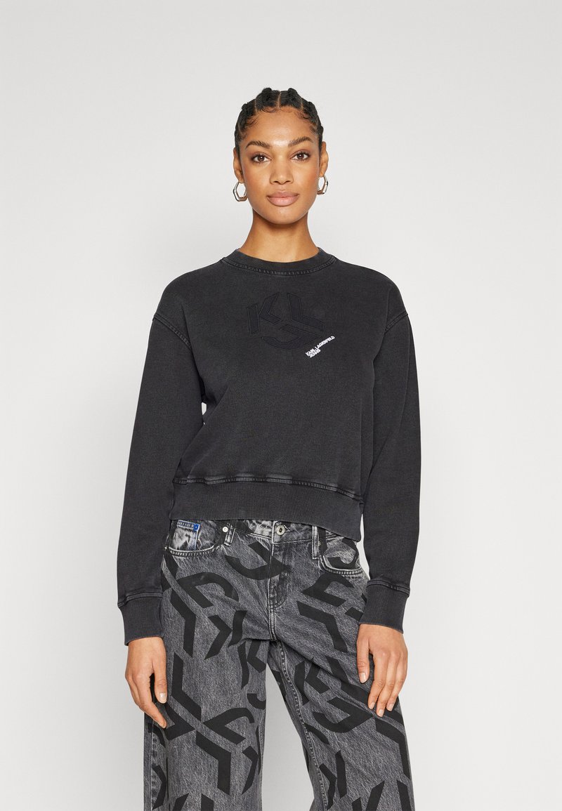 Black Bat Sweatshirt Jacket    KF70362