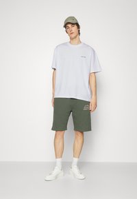 Les Deux DIEGO - T-shirt básica - white/raven