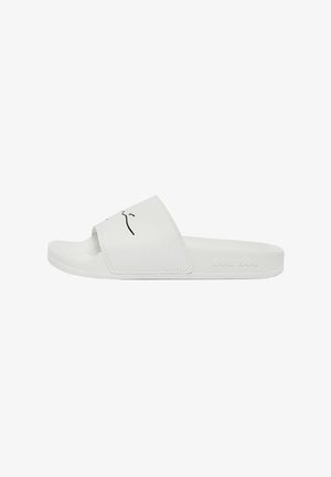 Karl Kani Chanclas de baño - white black