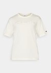 ICONS TONAL CREWNECK WITH LARGE LOGO - Print T-shirt - beige