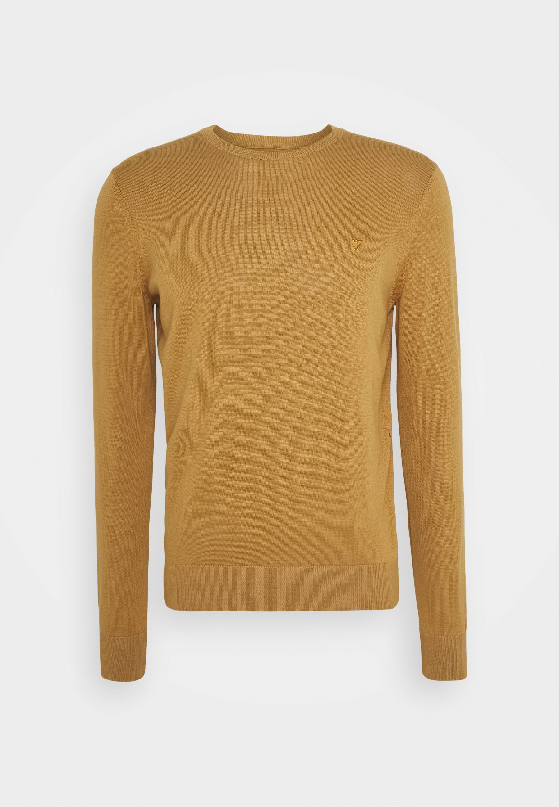 Farah MULLEN COTTON Strikkegenser burnt almond Zalando.no Farah MULLEN COTTON - Strikkegenser - farah red