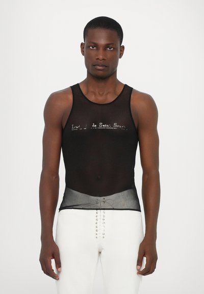 Ludovic de Saint Sernin LOGO TANK UNISEX - Top - black