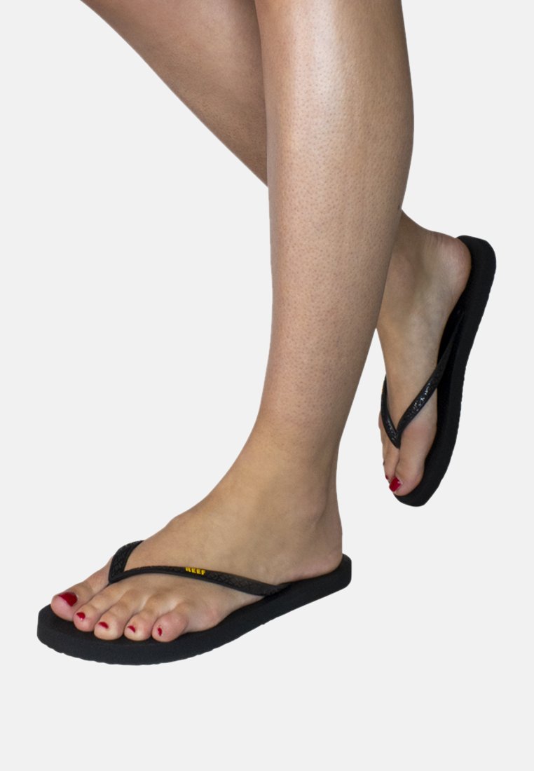 Reef Teenslippers - black/saffron/zwart - Zalando.nl