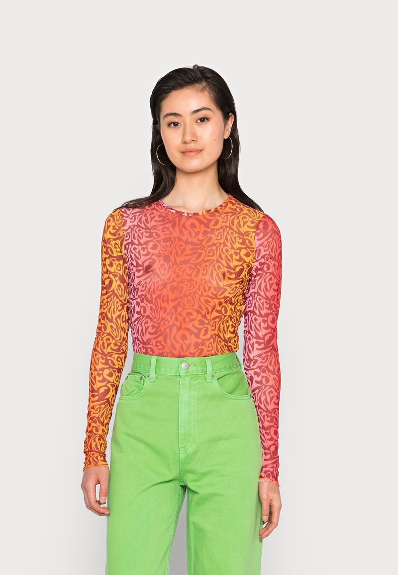 Damen T-Shirts | Weekday BLUR LONG SLEEVE Langarmshirt multi coloured/mehrfarbig - CI31555 Damen T-Shirts | Weekday BLUR LONG SLEEVE Langarmshirt multi coloured/mehrfarbig - CI31555
