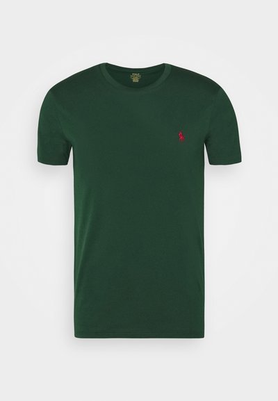 Polo Ralph Lauren CUSTOM SLIM FIT JERSEY CREWNECK T-SHIRT - T-shirt básica - college green