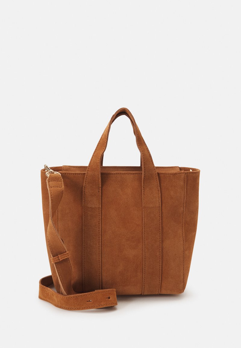 Zign LEATHER Håndveske cognac/konjakk Zalando.no