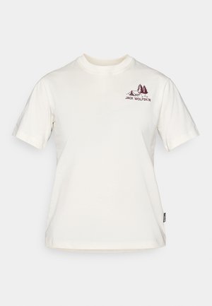 Jack Wolfskin CADENA  - T-shirts med print - white