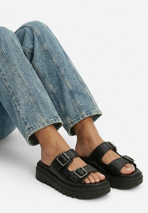 G-STAR, G STAR RAW WOMEN'S BLACK FLIP-FLOPS - Pantolette hoch - black