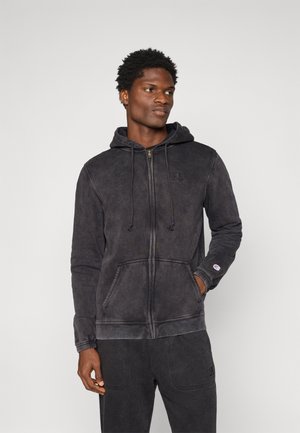 Champion ICONS FULL ZIP HOODIE - Sweatjacke - black