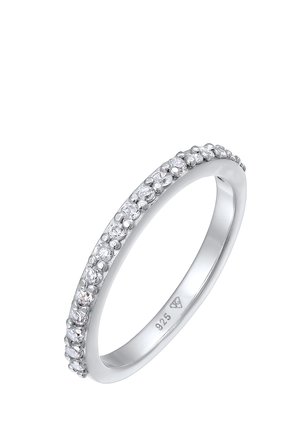 CLASSIC WEDDING BAND SPARKLING - Ringe - silberfarben