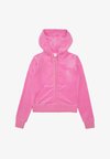 DACH ADDISON - Felpa con zip - begonia pink