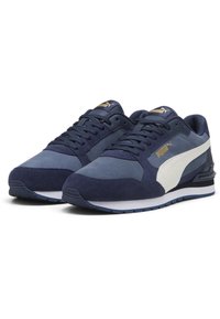 Puma ST RUNNER - Sneakers basse - evening sky-vapor gray-club navy- white