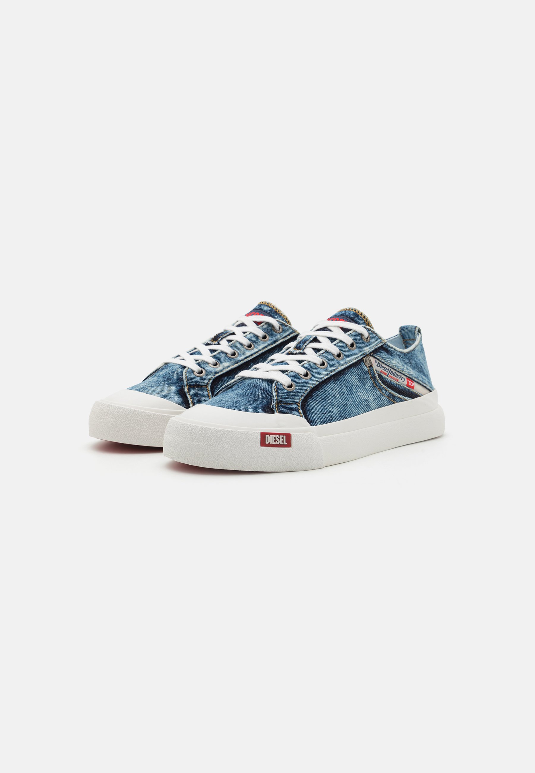Diesel S-ATHOS NMD LOW - Trainers - blue denim - Zalando
