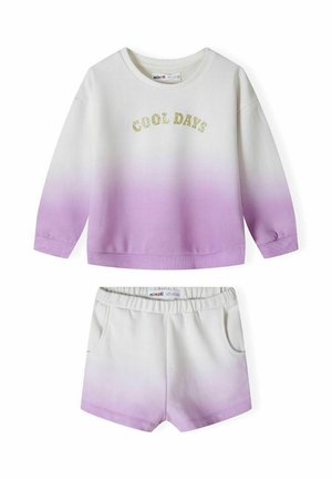 OMBRE SET - Sweatshirt - purple white off