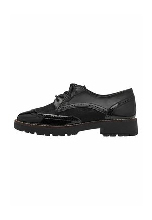 HALB - Lace-ups - black structur