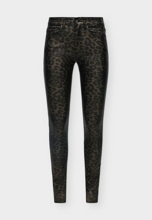 ONLY, ONLLINA  - Džínsy skinny fit - black/black leo