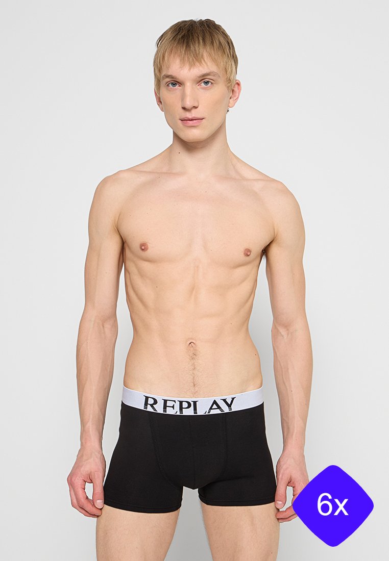 Replay Boxers antraciet gemêleerd Replay Boxers antraciet gemêleerd