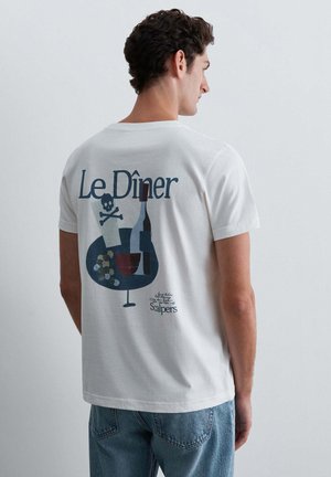 Scalpers, SCALPERS SCLEDINER TEE - Camiseta estampada - offwhite